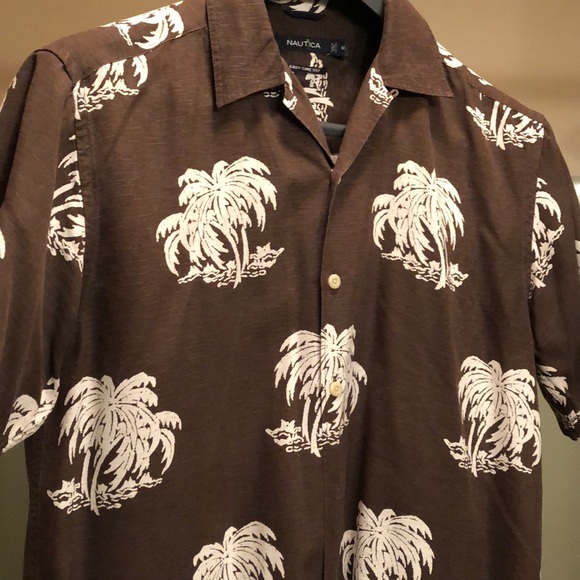 Other - Nautical Men’s Hawaiian Button Down Shirt